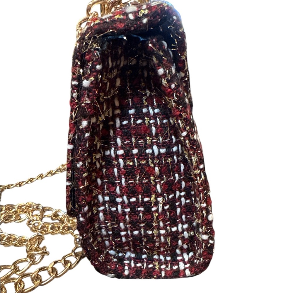 Guess Tweed Crossbody Bag NWT - Picture 2 of 6